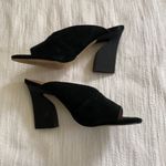 Halston Heritage •• Black Suede Sandals, EEEUC Photo 2