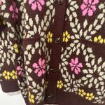 ZARA floral jacquard oversized cardigan Size Small 9598/230 Photo 4