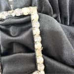 Speechless Black Halter Rhinestone Buckle Pleated Skirt Party Dress Size XS Photo 7