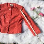 Talbots  Petite Coral Italian Fabric Blazer Sz 10p Photo 2
