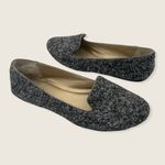 Abound  80% Poly/20% Wool Marled Gray Boucle Fabric Slip On Loafer Flat 8 Photo 0