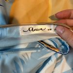 Única Blue and Yellow Feather Pattern Jumpsuit Photo 4