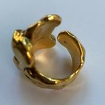 Saint Laurent  Organic Brass Ring size 6 Photo 4