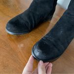 Stuart Weitzman • 5050 Stretch Suede Boots black tall low heel knee high otk Photo 13