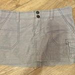 vintage MOSSIMO corduroy grey mini skirt size junior 9 (women 6) Photo 0