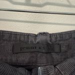 Jenni Kayne  Cotton Corduroy Ranger Straight Leg Trouser Pants Dark Gray Size 6 Photo 5