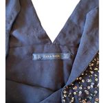 ZARA Sparkly Sequin Black Sleeveless Swing Top Size Small 0615J Photo 7