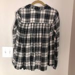 Generation Love  Black White Plaid Button Down Photo 3