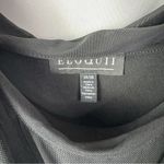 Eloquii Black Mesh Fold Over Layered Long Sleeve Blouse 14/16 Photo 6