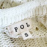 POL NEW  Open Weave Crochet Knit Bell Sleeve Sweater in Cream Off White Size S Photo 7