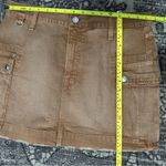 RE/DONE Denim Women’s Size 28 Travertino Khaki Brown Cargo Jean Mini Skirt Photo 9