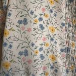 Trixxi Floral Mini Dress Size Medium Milkmaid Fit and Flare Babydoll Smocked Photo 8