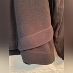 L.L.Bean  women’s black fleecy pullover top with mock next and cross hem; size 1X Photo 1