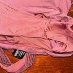 ZARA  Deep Plunge Front Pleated One Piece Swimsuit Photo 3