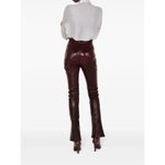 GALVAN Oldboy Laminated Wool Trouser in Oxblood 38 New Womens Vegan Pants Red Size undefined Photo 11