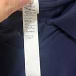 Athleta Momentum Seamless Gold Tee Top Navy Blue Short Sleeves Women’s Size L Photo 4