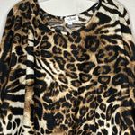The Zig Zag Stripe Animal Print Tunic Top Size XL Photo 17