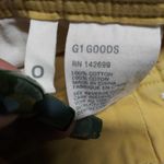 G1 Goods Paper Twill Yellow Novelty Star Print Skirt Cotton Size 0 Photo 5