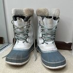 Sorel : White and Blue Waterproof Winter Boots Photo 0