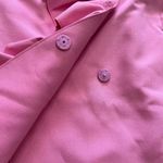 $605 NWT MSGM HALF LINED DOUBLE BREASTED BLAZER WITH RUFFLED Size 40 Pink Coat Photo 9