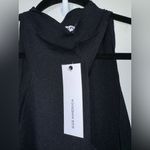 NWT 525 AMERICA Black Mockneck Sleeveless Sweater Dress Photo 4