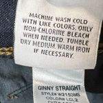 Hudson Ginny Straight Jeans Womens 28 Blue Denim Modern Low Rise USA Stretch Photo 13