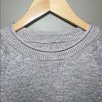 Lululemon Pink Gray Cotton Blend Crewneck Sweater XS Photo 3