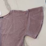SOHO Street NWT New York & Company Crop Top Women's Large Pink Glittery/Shimmery Photo 2