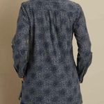Duluth Trading Company Co Blue Patterned Hemp Tunic Photo 2