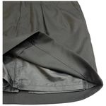 Gap Pleated Front Pocket Career Lined Zip Mini Skirt Black 4 Photo 6