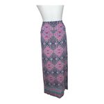 Cynthia Rowley Women’s Long Paisley Maxi Skirt Size Medium Pink/Blue Patterned Photo 1