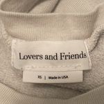 Lovers + Friends Liam Sweatshirt in Powder White Photo 3