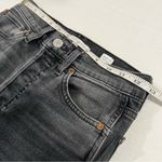 RE/DONE REDONE Sz 25  70s Stove Pipe Cropped straight Leg Jeans Button Fly Photo 6
