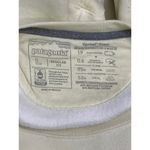 Patagonia Uprisal Crew Sweatshirt Mountain Stripe Logo Cream Size L Photo 1