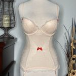 Victoria's Secret Victoria’s Secret Peach Lace Push Up Garter Corset Slip Size 34C Photo 1
