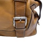 Michael Kors Cognac Brown Leather Satchel Handbag Photo 1