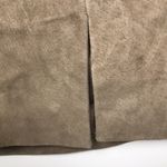 BLANK NYC NWT Women’s Leather Suede Tan Mini Skirt with Back Zipper Pull Photo 2