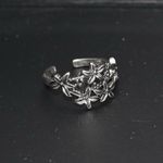 Tropical Plumeria Hawaiian Flowers Ring Silver Photo 4