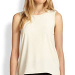 Rag and Bone  Shirt Women XS Ivory Almond Harper Split Back‎ Top Streetwear NWOT Photo 0