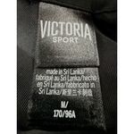 Victoria's Secret Victoria Sport Black Parachute Jumpsuit Zip Front Cinch Waist Cargo Pockets Sz M Photo 7