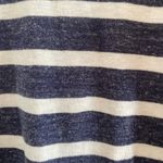 Fat Face Blue & White Marled Striped Lightweight Sweater Size 2 Photo 4