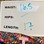 Lilly Pulitzer 100% Silk Bold Pattern Mini Skirt Size 8 Photo 2