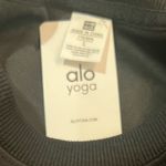 Alo Yoga  women’s Classic Black logo Crewneck Sweater large Photo 2