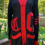Venus  Knitting Mills NYC Varsity Letterman Cardigan Sweater Size 40 VTG 1940’s M Photo 0