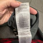 Adidas  Grey White Racer Stripe Cropped Climalite Leggings Activewear Medium Photo 9