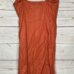 Sky And Sparrow • Mini Dress • Burnt Orange • Small • Large Buttons Photo 4