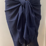 Zuliana Dark Blue Long Sarong/Cover Up. Made in USA. New With Tags Size undefined Photo 0