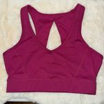 Calvin Klein  Medium Impact Racerback Sports Bra Women’s Large Berry Photo 0