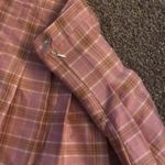 Pink plaid pleated high waist school girl skirt size small Photo 2