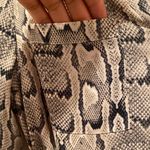 EXPRESS Beige and Black Snakeskin Dress Photo 5